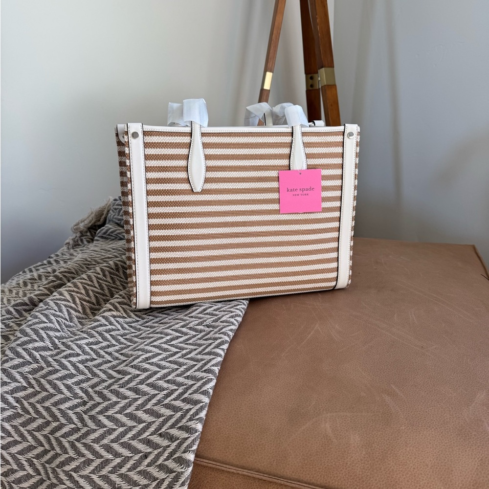 Striped Kate Spade Shoulder Bag